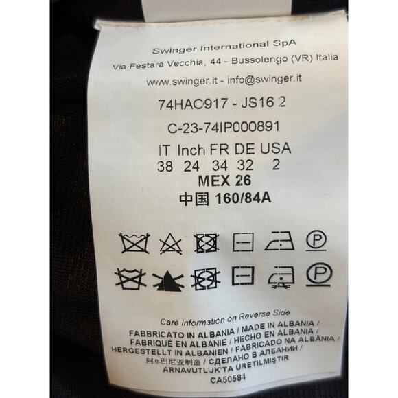 NWT VERSACE Jeans Couture LOGO Midi Cocktail Club Dress 38 XS Baroque Cutout - Picture 9 of 10